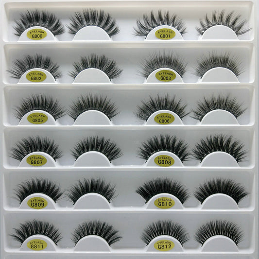 3D mink hair false eyelashes